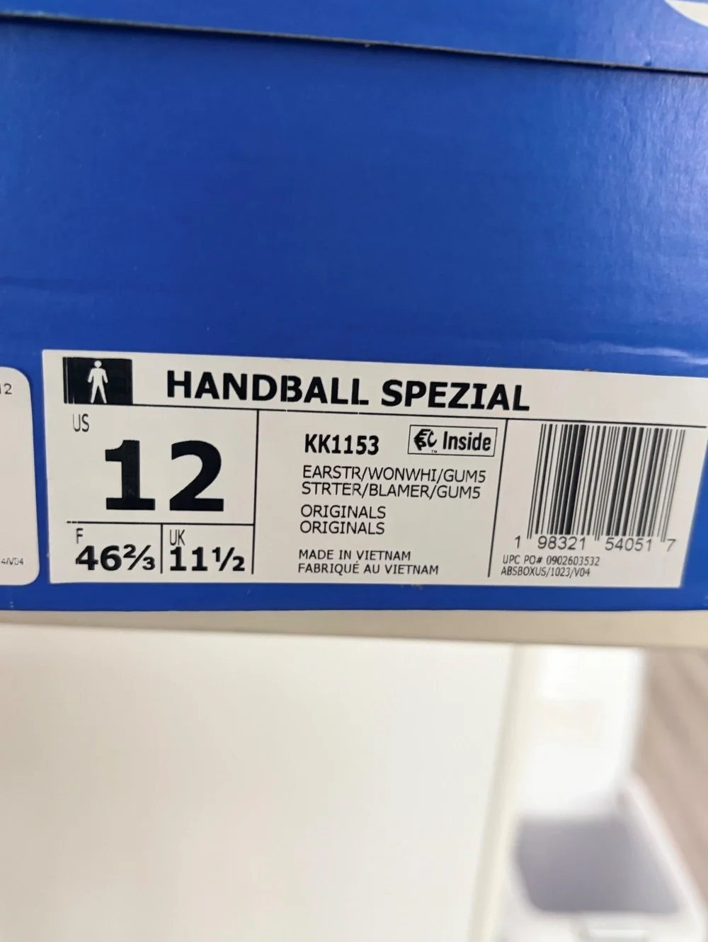 Adidas Handball Spezial sneakers in Earth Strata, Wonder White and Gum 12 Men_7